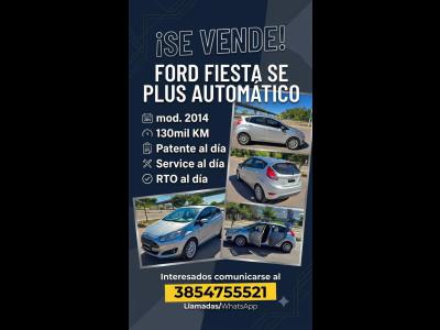 Autos Venta Santiago Del Estero Due�o vende Ford Fiesta Se Plus Autom�tico